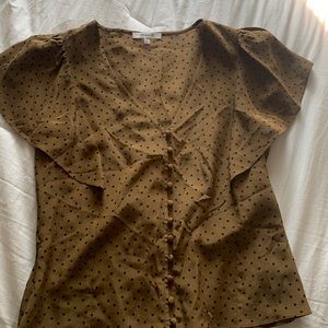 Madewell Flutter sleeve blouse